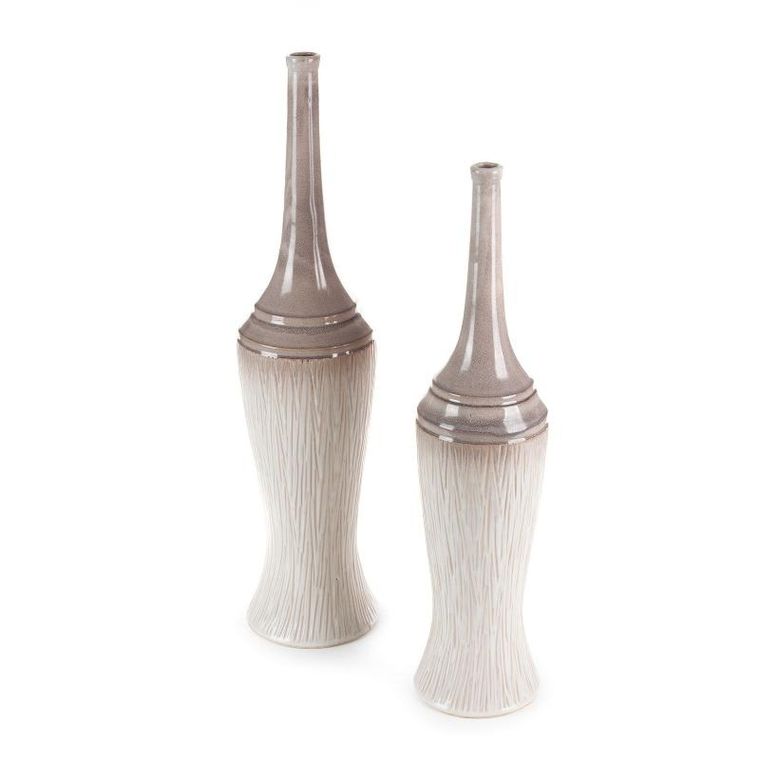 Eurofirany, wazon dekoracyjny, Rosina, 18-76 cm, kremowy