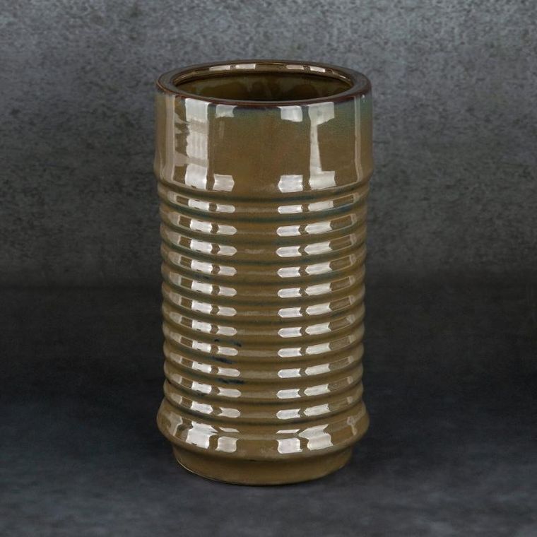 Eurofirany, wazon dekoracyjny, Sami, 15-26 cm, brązowy