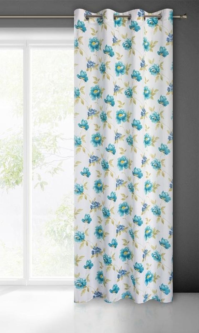 Eurofirany, zasłona gotowa Alma, 140-250 cm, niebieski