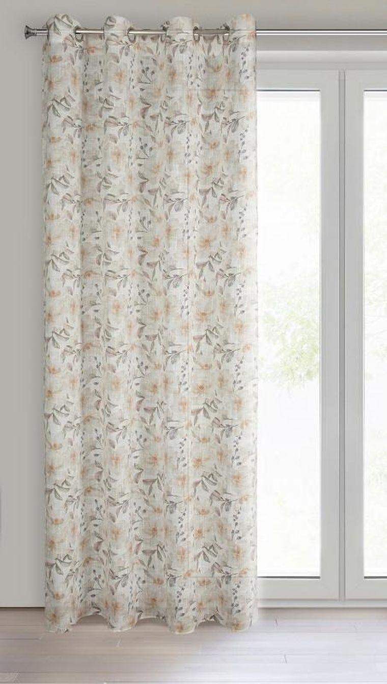 Eurofirany, zasłona gotowa, Amara, 140-250 cm, naturalny