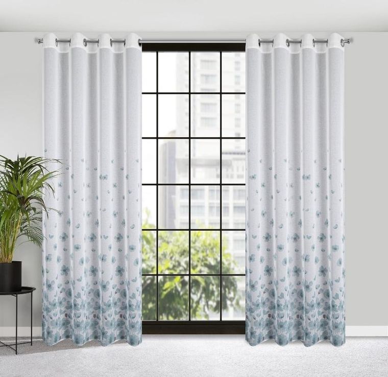 Eurofirany, zasłona gotowa, Andrea, 140-250 cm, biały