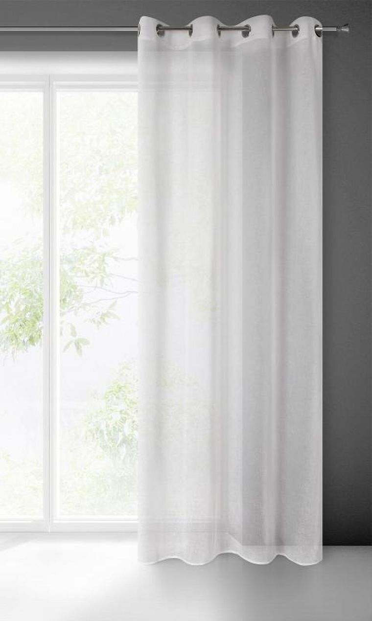 Eurofirany, zasłona gotowa, Angelica, 140-250 cm, biały