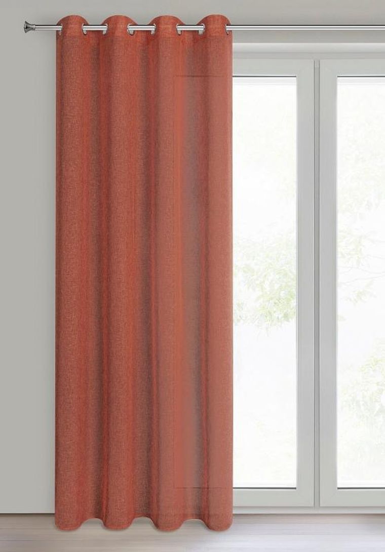 Eurofirany, zasłona gotowa, Angelica, 140-250 cm, rudy