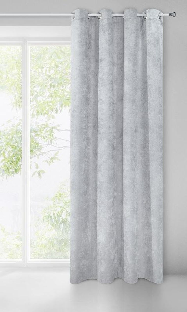 Eurofirany, zasłona gotowa, Anisa, 140-250 cm, szary