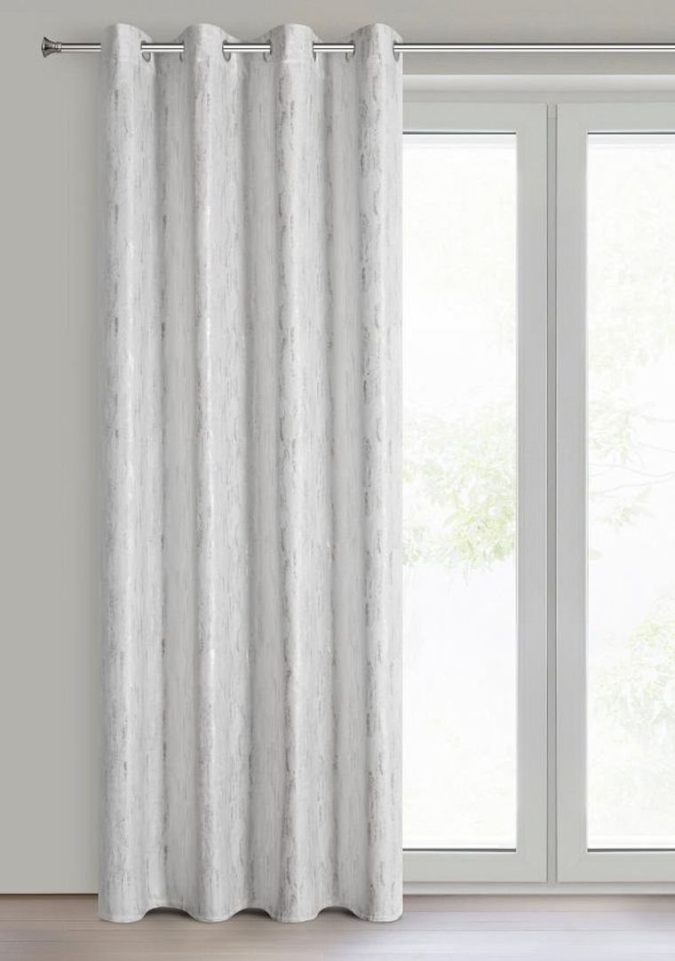 Eurofirany, zasłona gotowa Arnita, 140-250 cm, biały