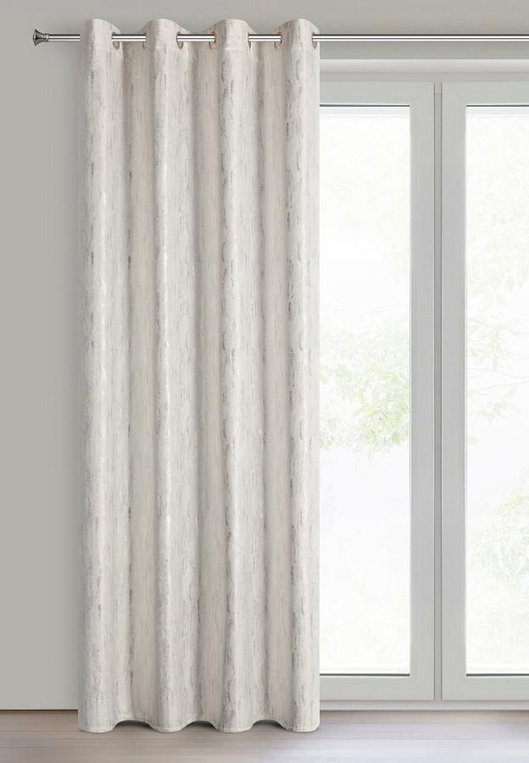 Eurofirany, zasłona gotowa Arnita, 140-250 cm, biały