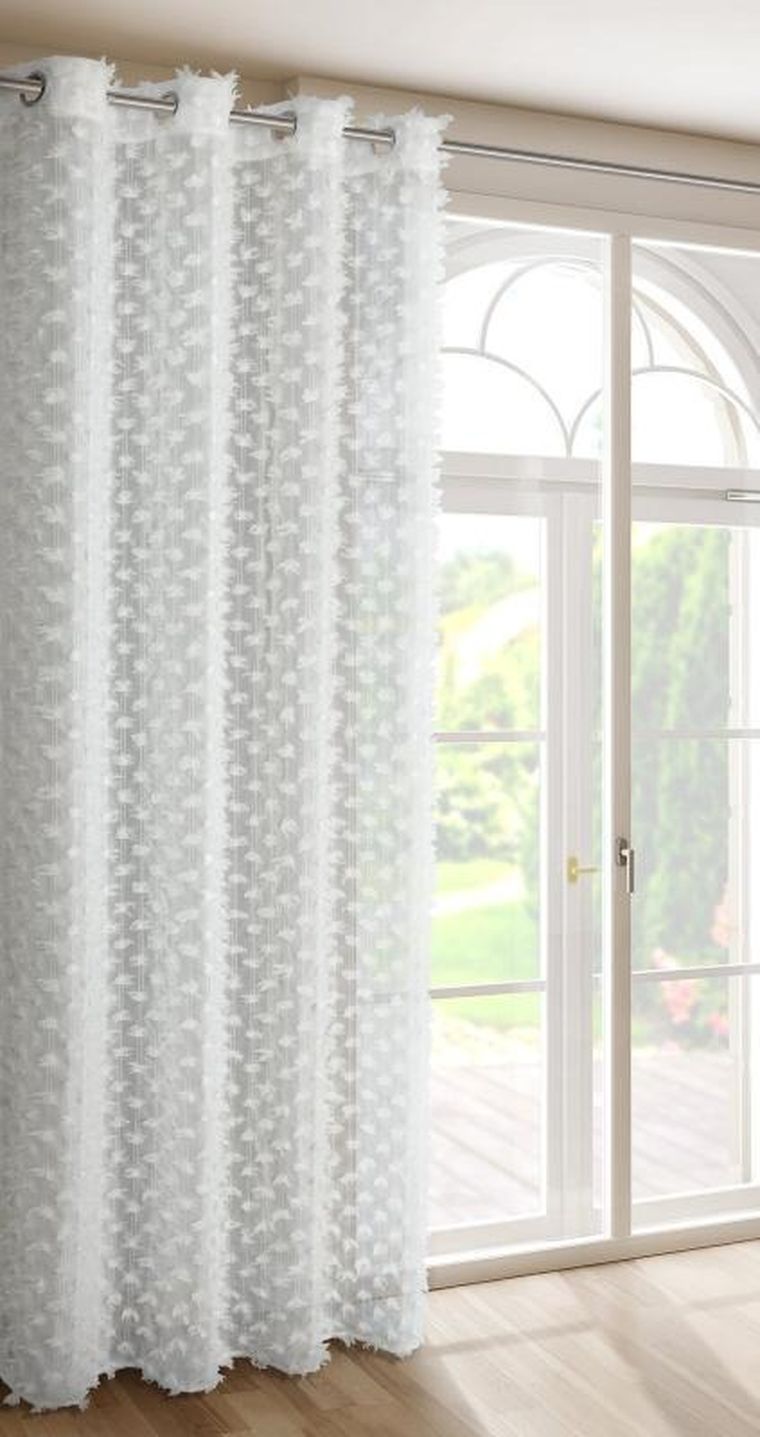 Eurofirany, zasłona gotowa, Aurelia, 135-250 cm, biały