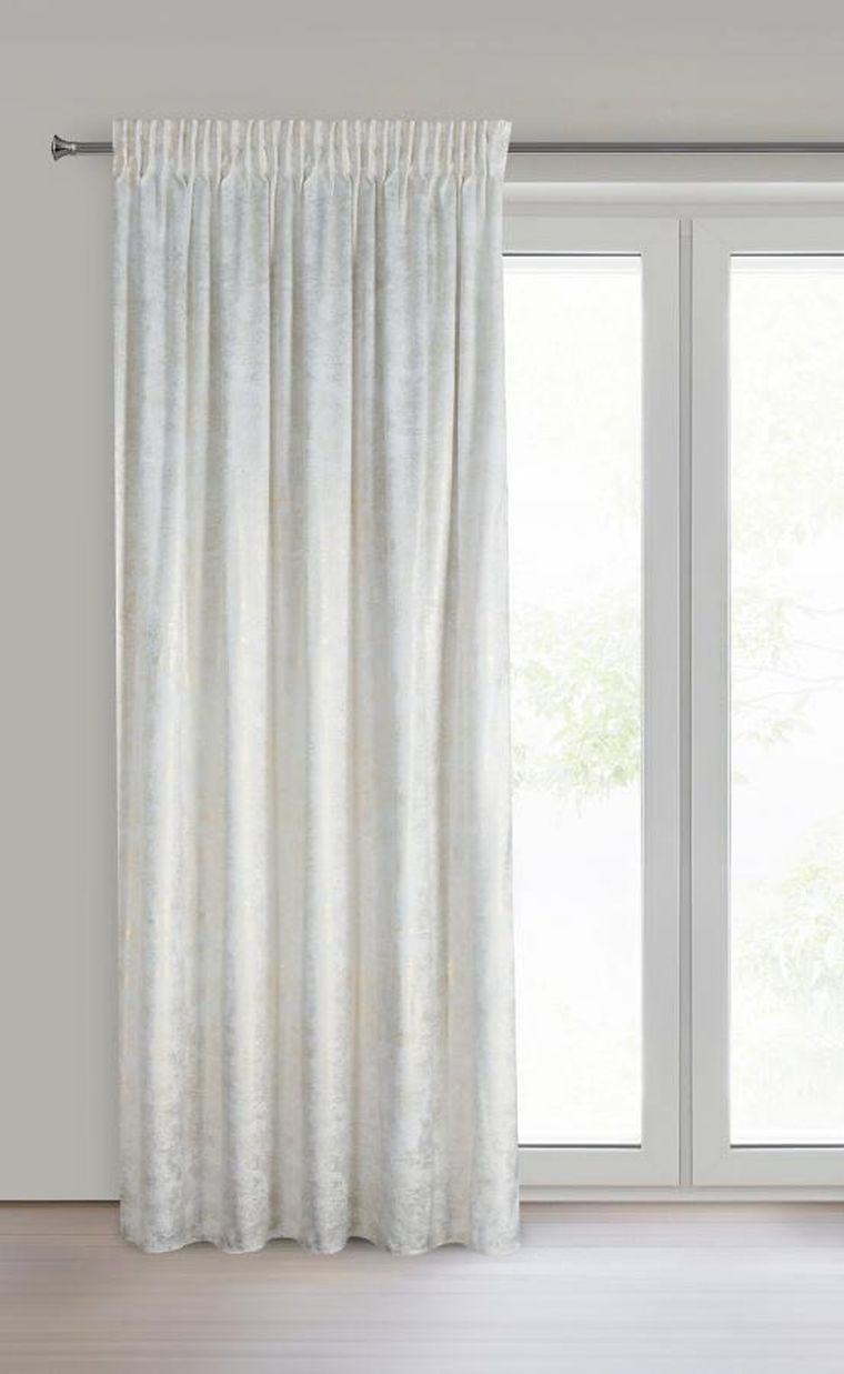 Eurofirany, zasłona gotowa, Avena, na taśmie, 135-270 cm, biały