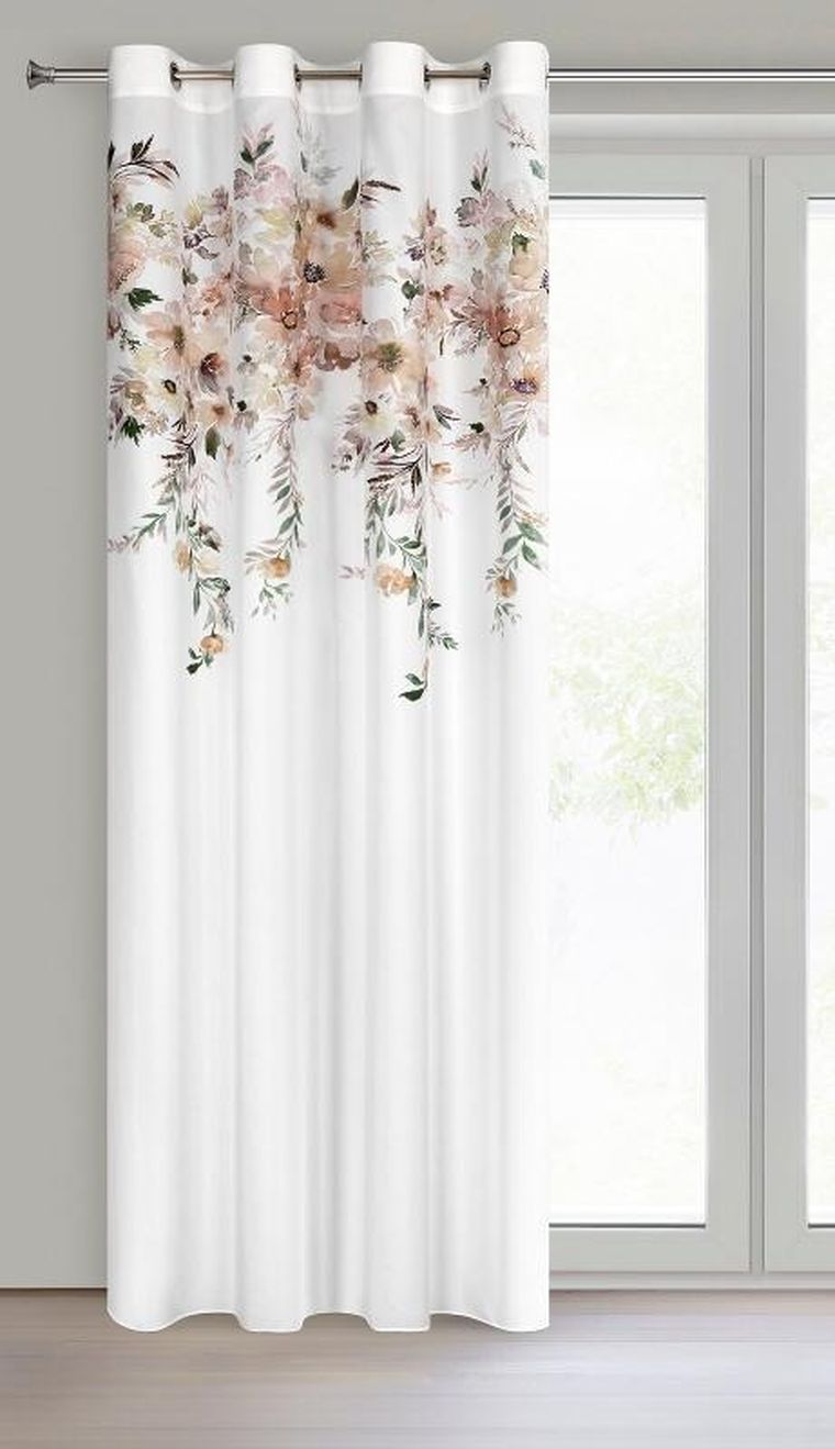 Eurofirany, zasłona gotowa Avery, 140-250 cm, biały