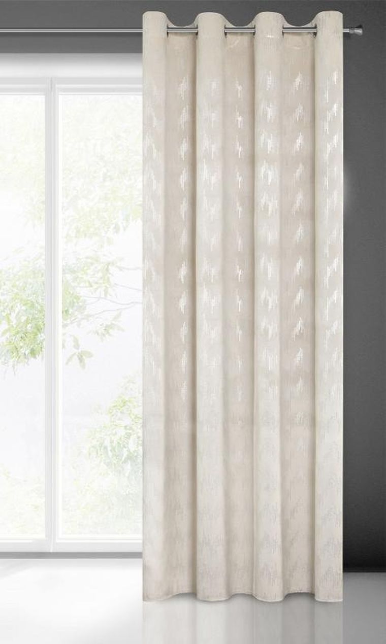 Eurofirany, zasłona gotowa, Bianka, 140-250 cm, beżowy