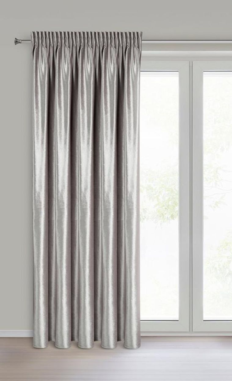 Eurofirany, zasłona gotowa, Cameron, na taśmie, 140-270 cm, beżowy