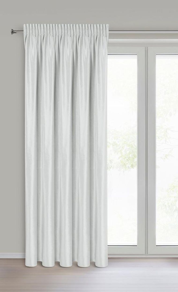 Eurofirany, zasłona gotowa. Cameron, na taśmie, 140-270 cm, biały