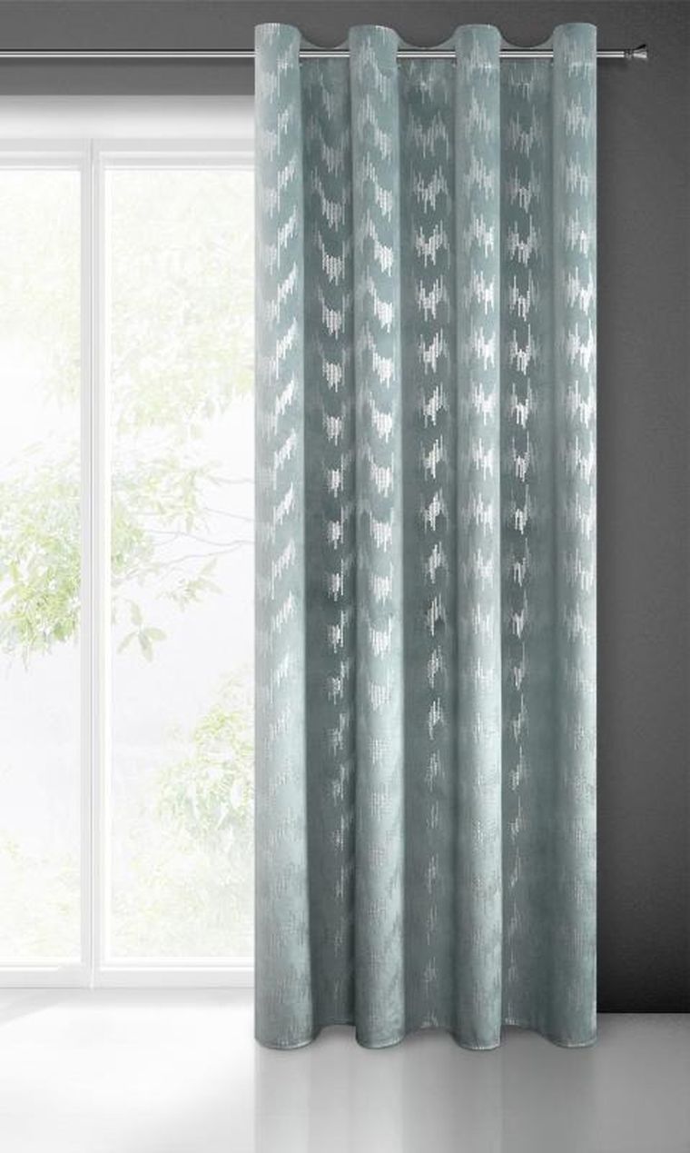 Eurofirany, zasłona gotowa Chill, 140-250 cm, morski