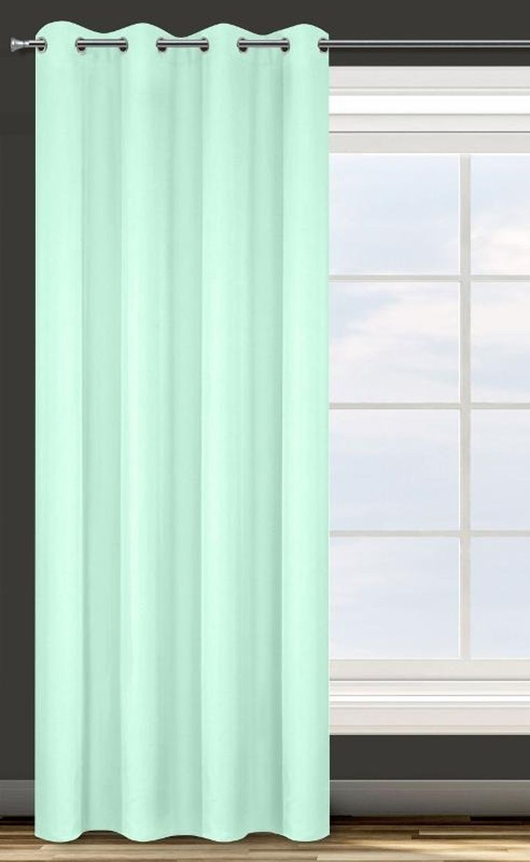 Eurofirany, zasłona gotowa D91 Adore, 140-250 cm, jasnomiętowy