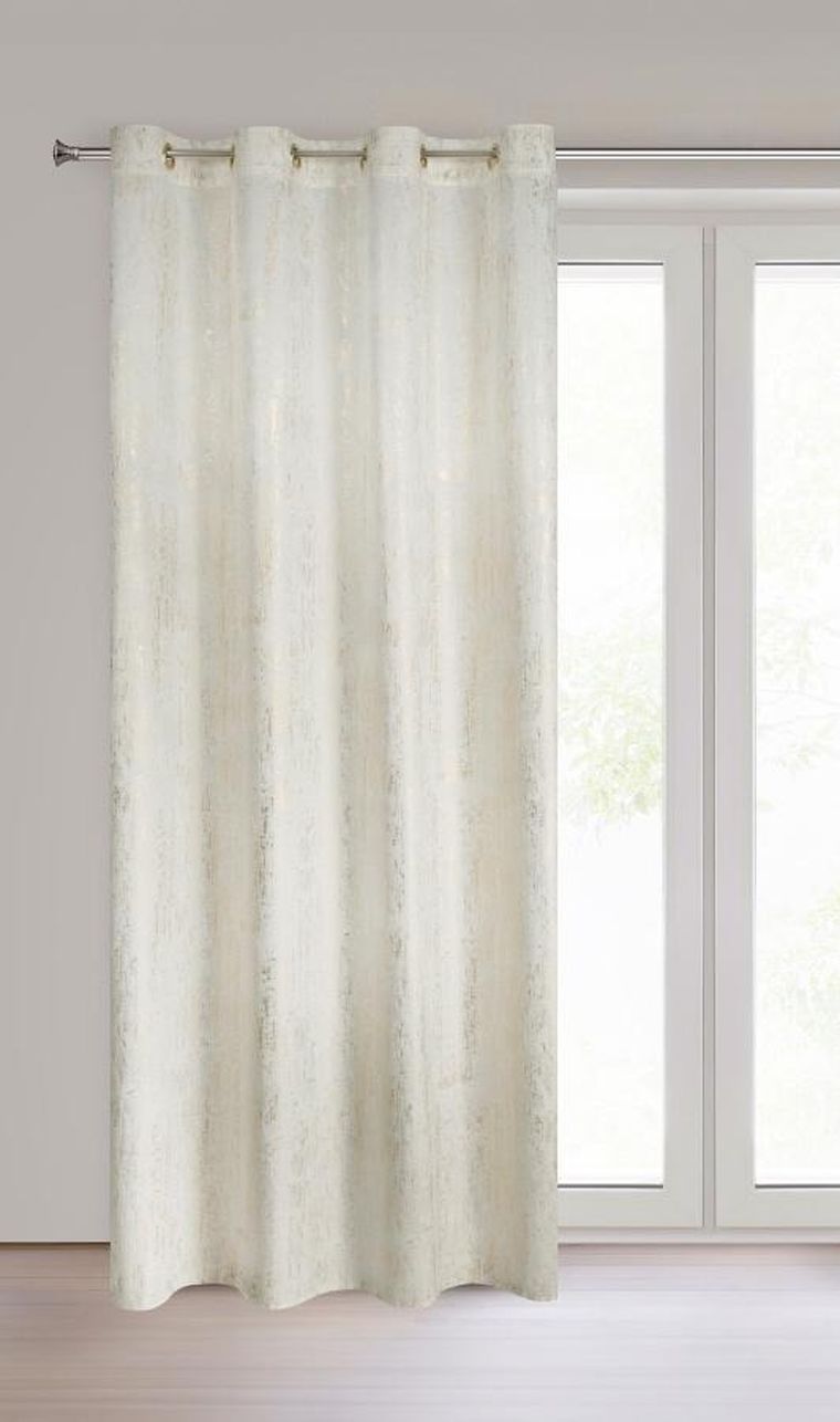 Eurofirany, zasłona gotowa, Dara, 140-250 cm, kremowy