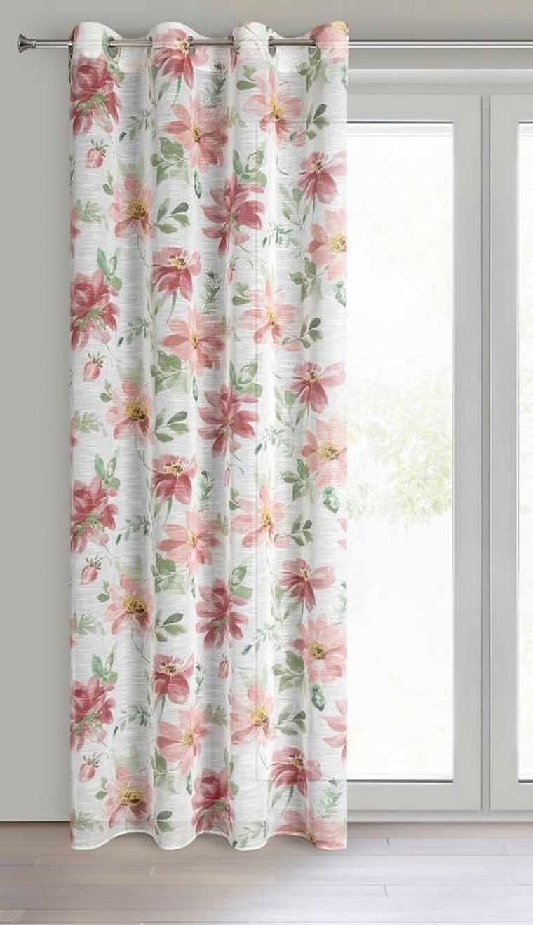 Eurofirany, zasłona gotowa, Debi, 140-250 cm, biały