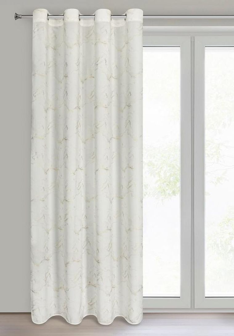 Eurofirany, zasłona gotowa, Emili, 140-250 cm, biały