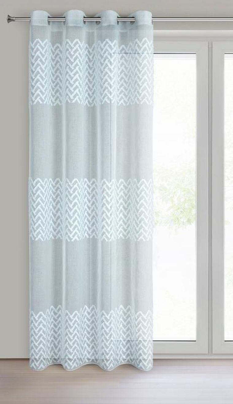 Eurofirany, zasłona gotowa, Esteri, 140-250 cm, niebieski