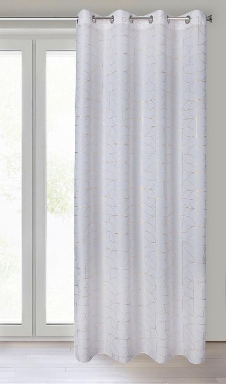 Eurofirany, zasłona gotowa, Evi, 140-250 cm, biały