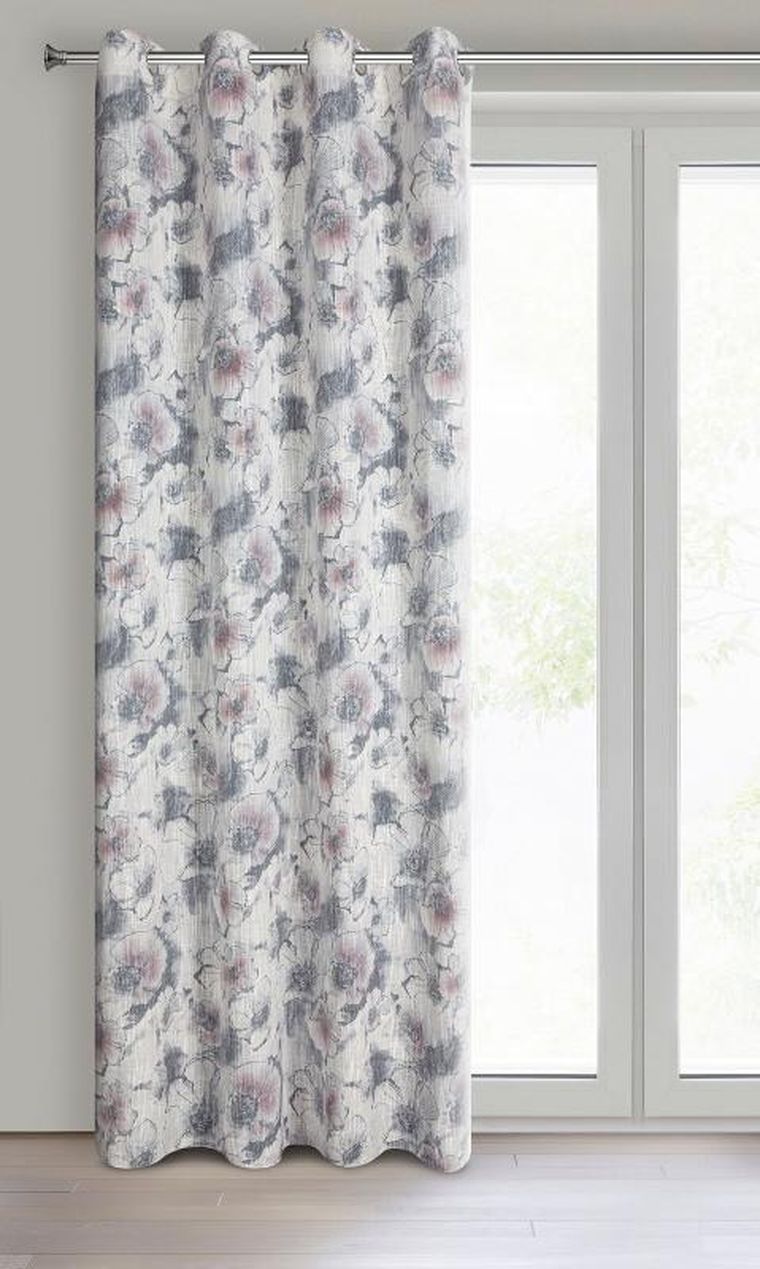 Eurofirany, zasłona gotowa, Frida, 140-260 cm, szary