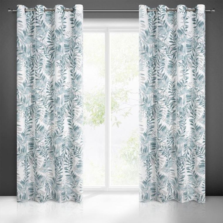 Eurofirany, zasłona gotowa, Hariet, 140-250 cm, niebieski