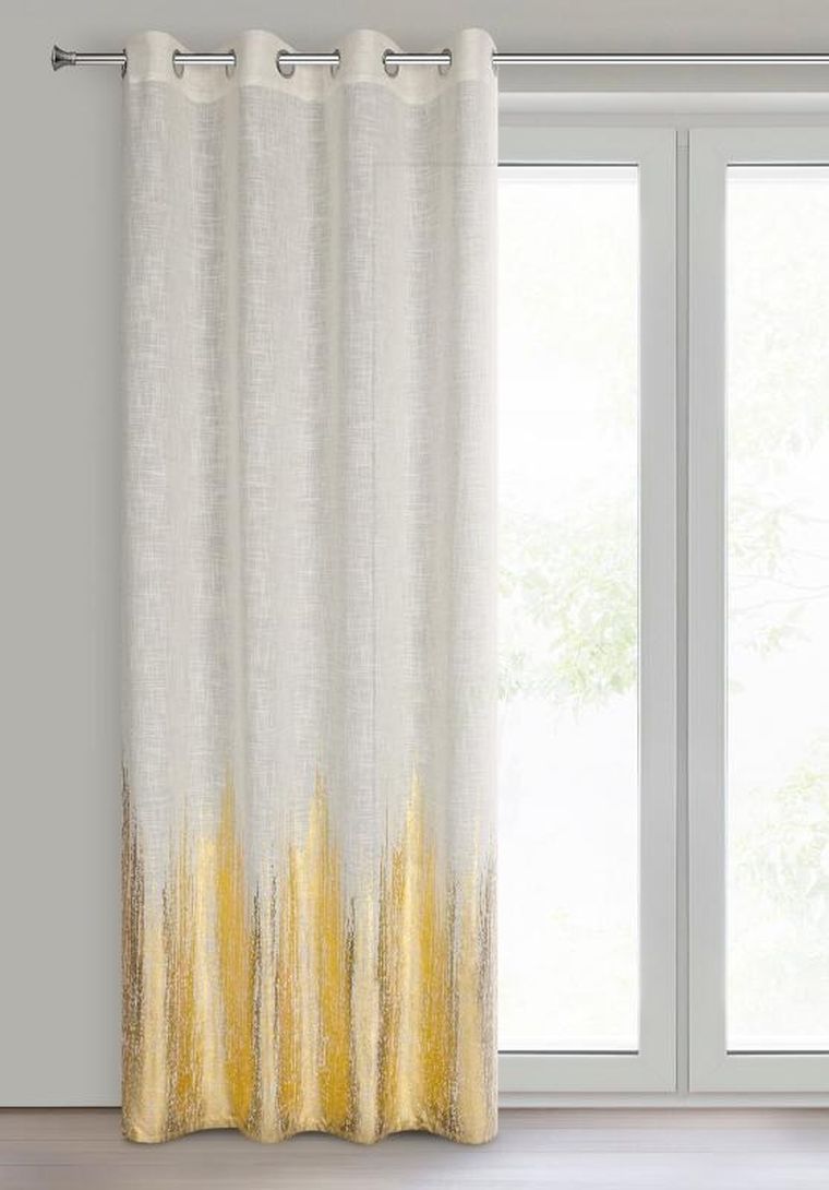 Eurofirany, zasłona gotowa, Imani, 135-250 cm, naturalny