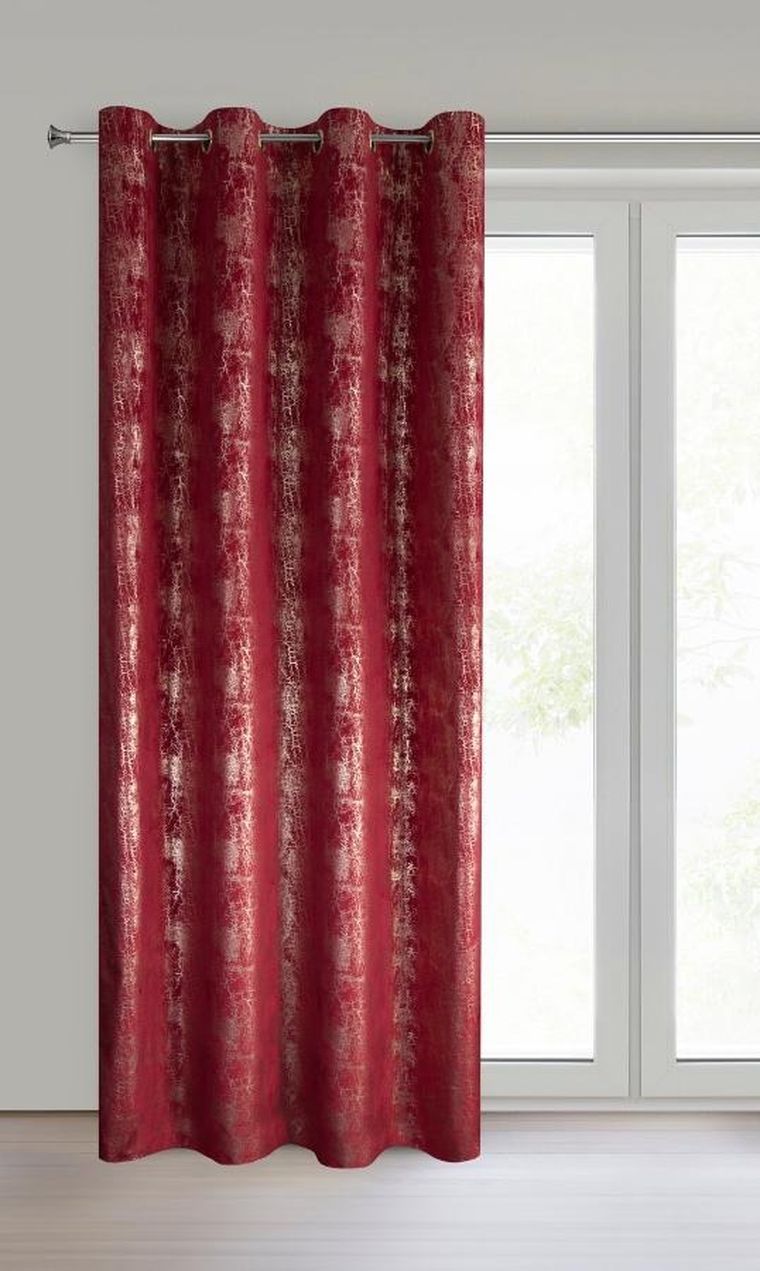 Eurofirany, zasłona gotowa, Ingrid, 140-250 cm, bordowy