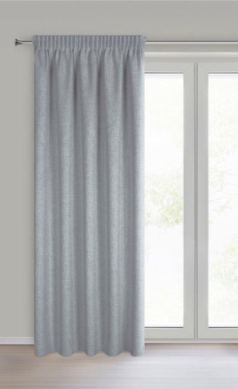 Eurofirany, zasłona gotowa, Jula2, na taśmie, 140-270 cm, ciemnoniebieski