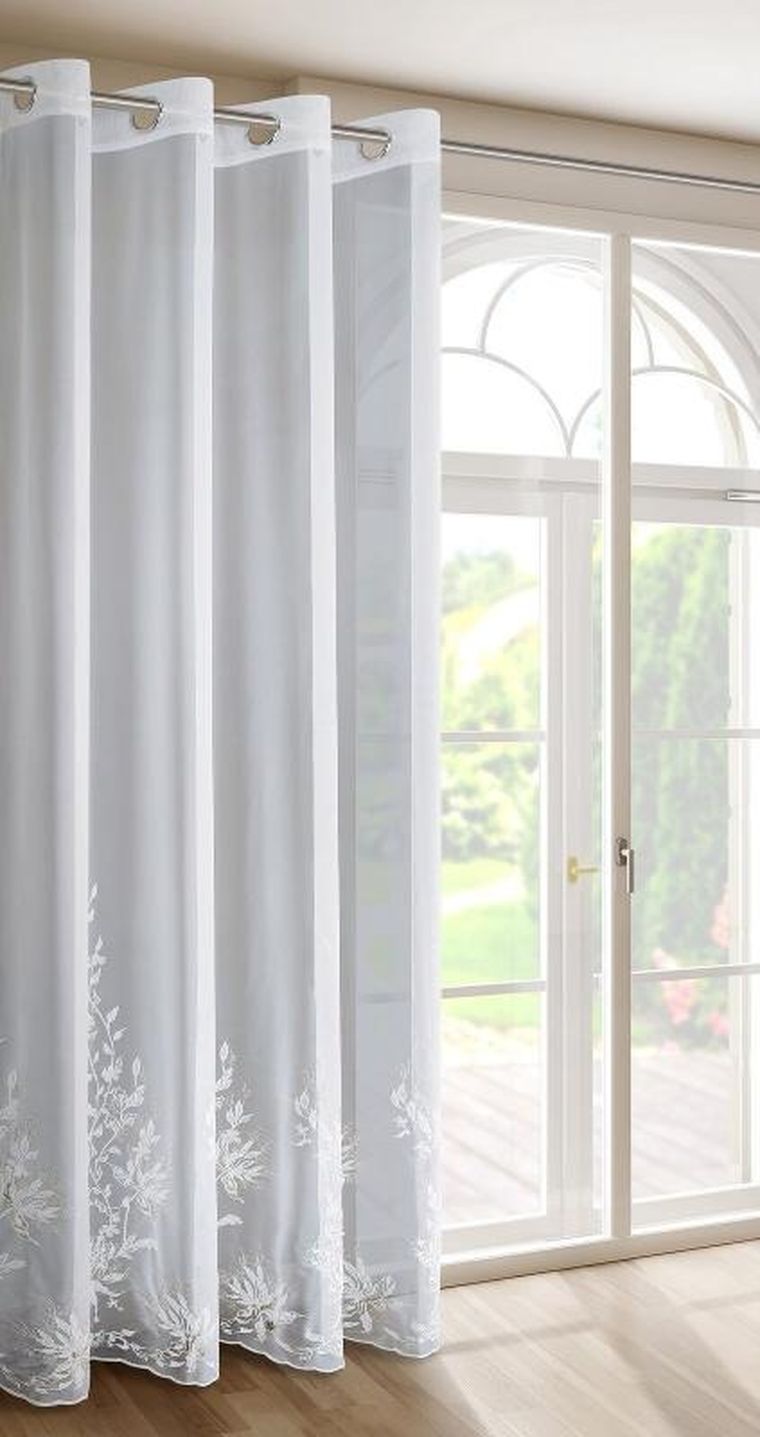 Eurofirany, zasłona gotowa, Julia, 140-250 cm, biały