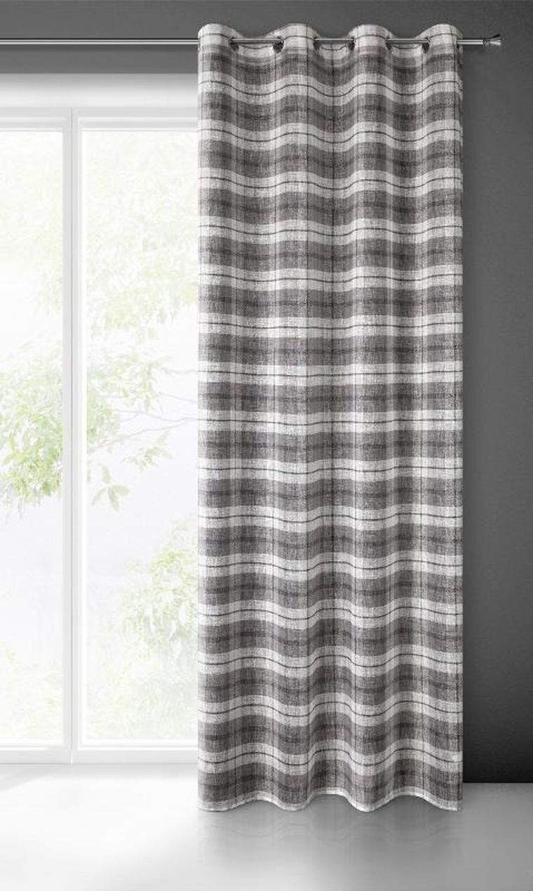 Eurofirany, zasłona gotowa Kelli, 140-250 cm, szary