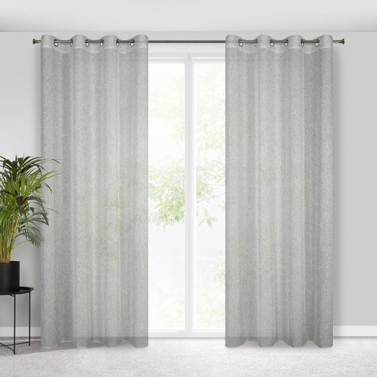 Eurofirany, zasłona gotowa, Kendal, 140-250 cm, popielaty