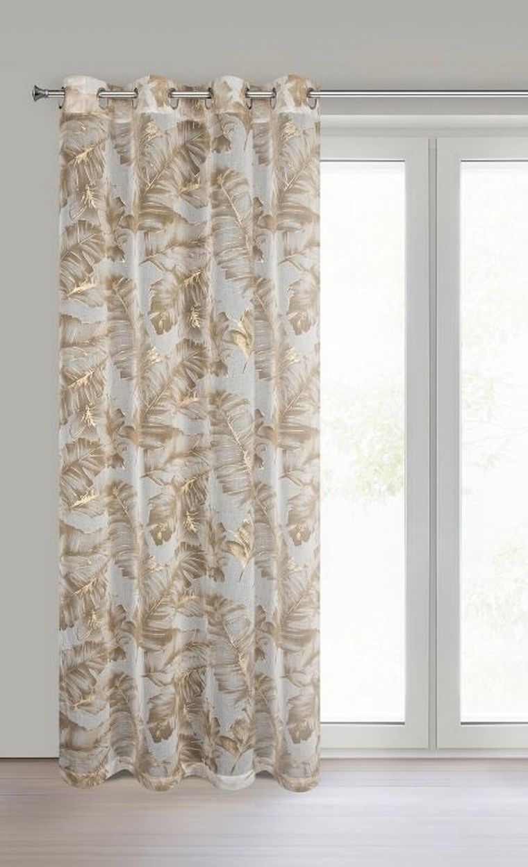 Eurofirany, zasłona gotowa Layla, 140-250 cm, beżowy