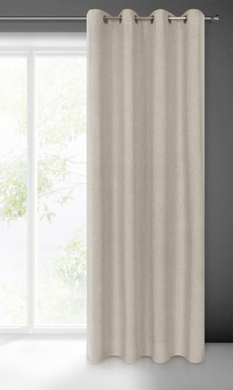 Eurofirany, zasłona gotowa, Lidia, 140-250 cm, beżowy