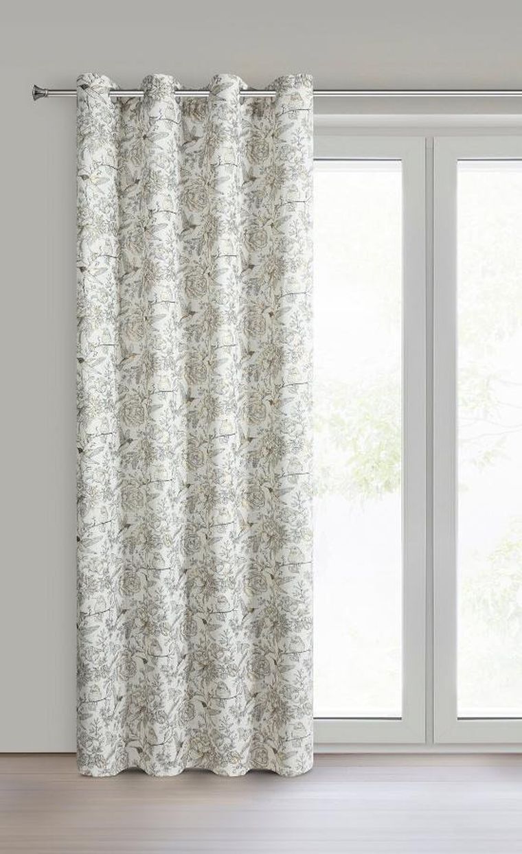 Eurofirany, zasłona gotowa lucina2, 140-250 cm, naturalny