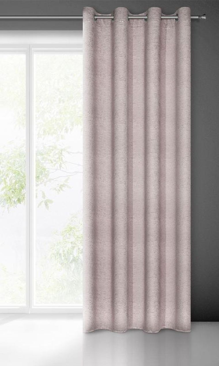 Eurofirany, zasłona gotowa, Mabel, 140-250 cm, różowy