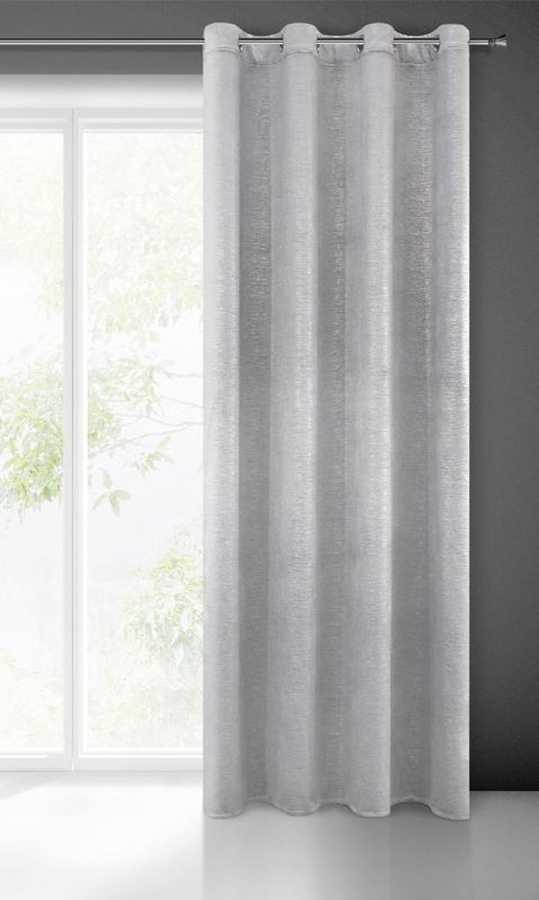 Eurofirany, zasłona gotowa Mabel, 140-250 cm, szary