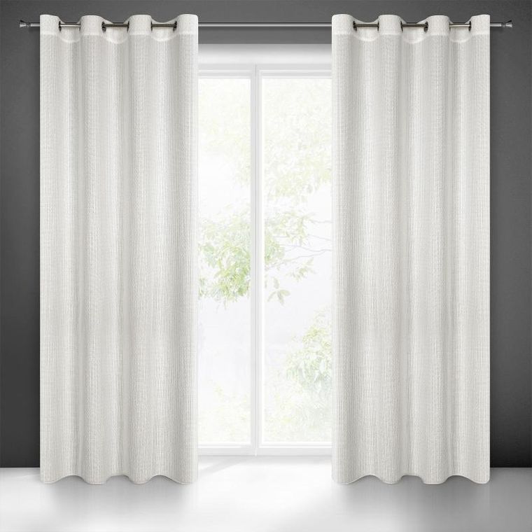 Eurofirany, zasłona gotowa, Madison, 140-250 cm, biały