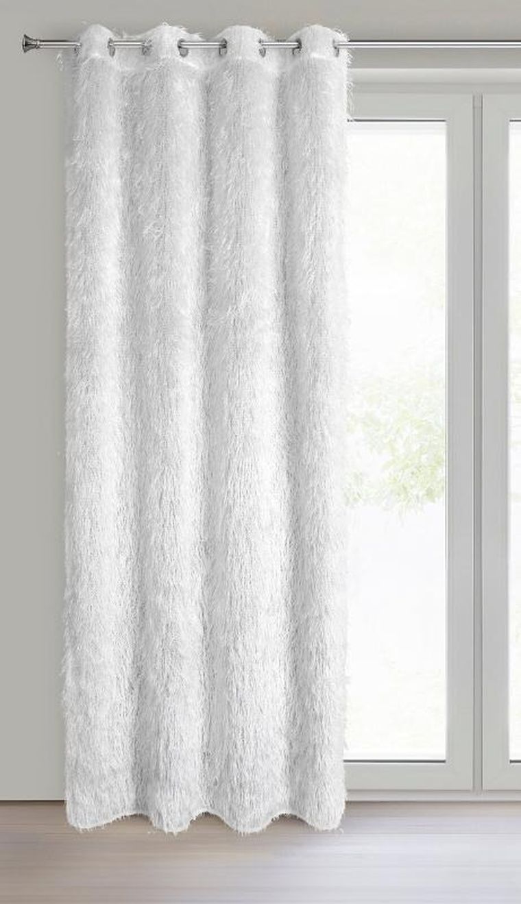 Eurofirany, zasłona gotowa, Margaret, 140-250 cm, biały