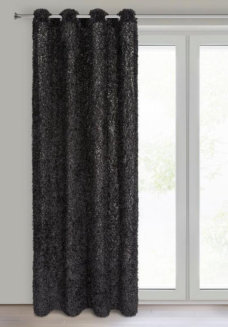 Eurofirany, zasłona gotowa, Marion, 140-250 cm, czarny