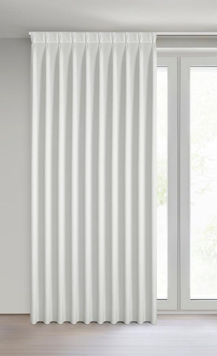 Eurofirany, zasłona gotowa, Melanie, 125-270 cm, biały