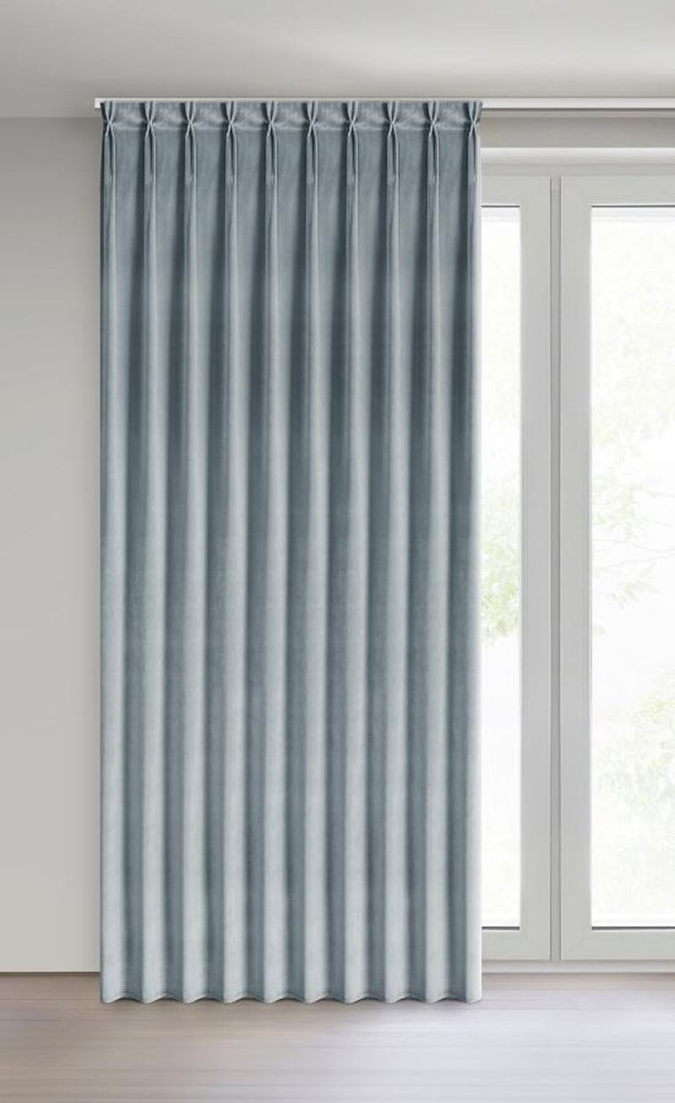 Eurofirany, zasłona gotowa, Melanie, 125-270 cm, szary