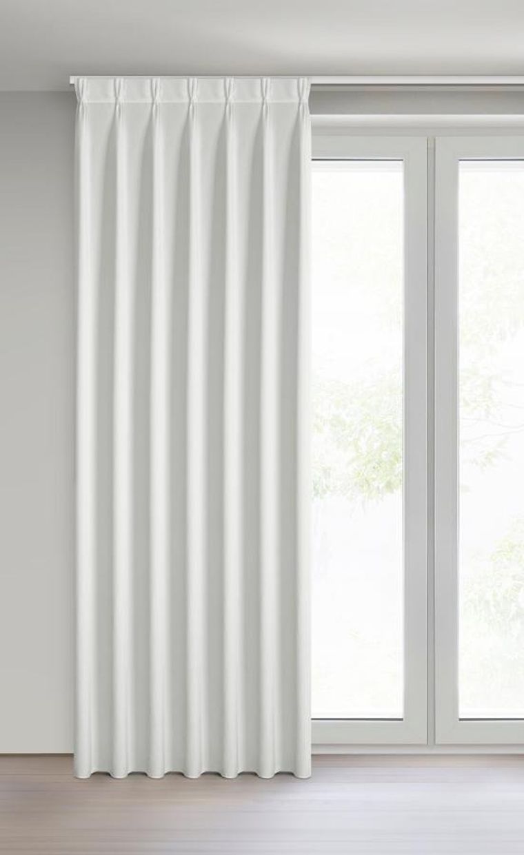 Eurofirany, zasłona gotowa, Melanie, 80-270 cm, biały