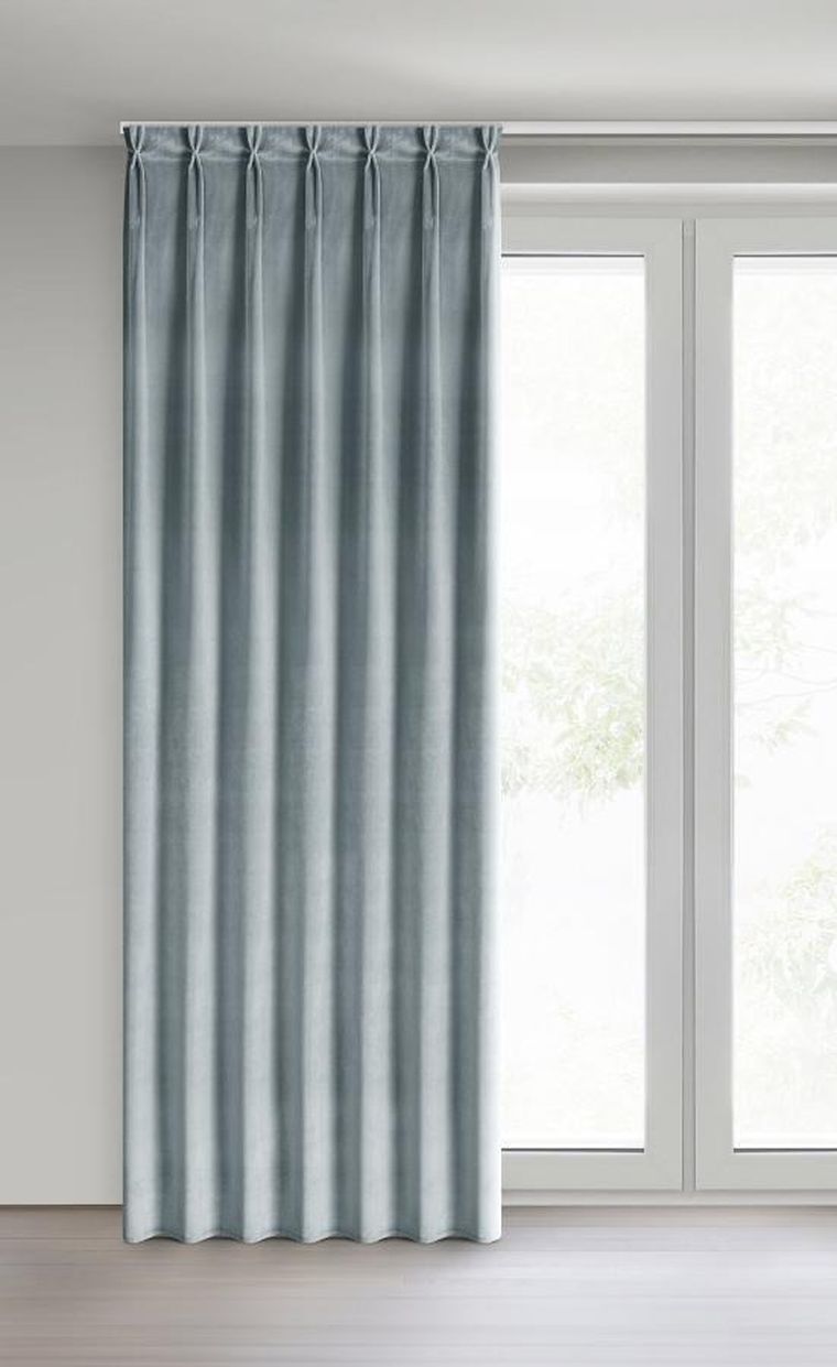 Eurofirany, zasłona gotowa, Melanie, 80-270 cm, szary