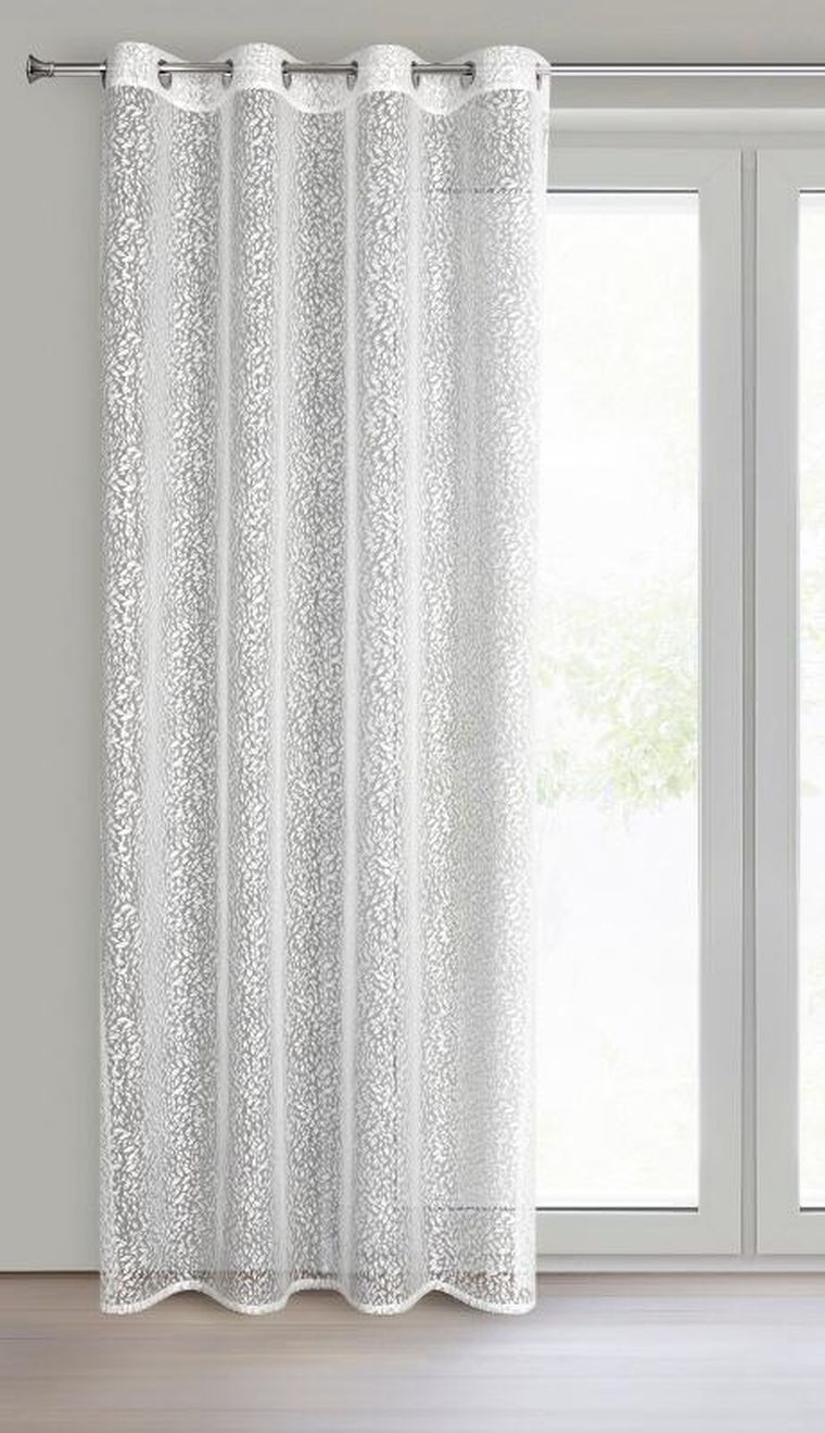 Eurofirany, zasłona gotowa, Mera, 140-250 cm, biały