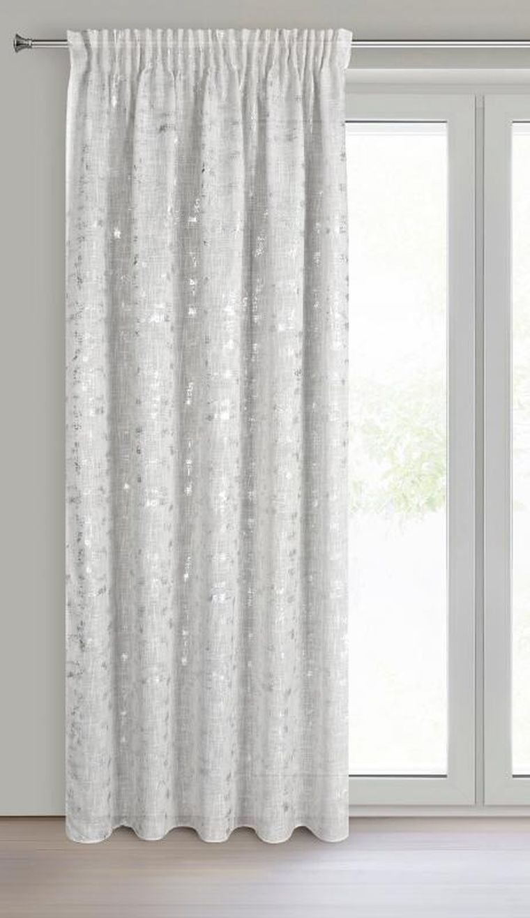 Eurofirany, zasłona gotowa na taśmie, Ines, 140-270 cm, naturalny