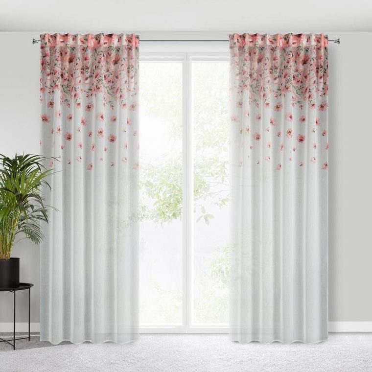 Eurofirany, zasłona gotowa na taśmie, Oliwia, 140-270 cm