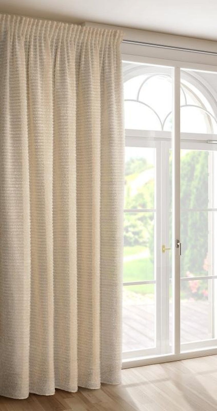 Eurofirany, zasłona gotowa na taśmie, Reina, 135-270 cm, beżowy