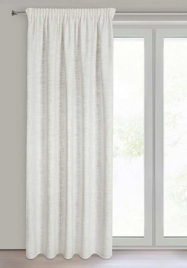 Eurofirany, zasłona gotowa na taśmie, Rosi, 140-270 cm, beżowy