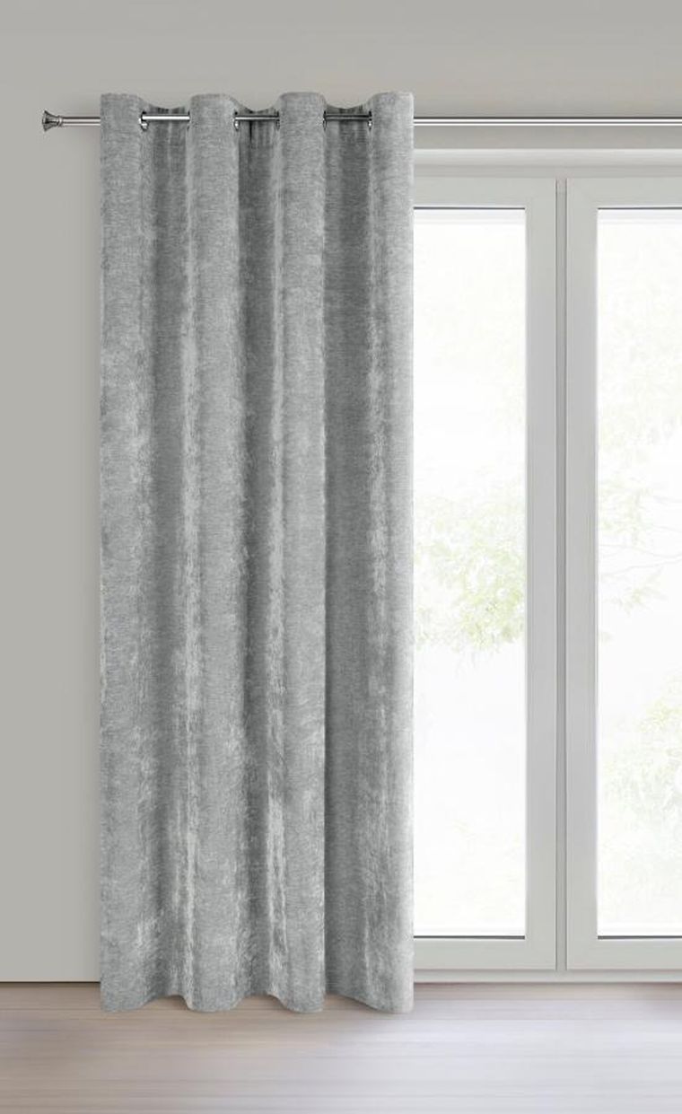 Eurofirany, zasłona gotowa, Nilo, 140-250 cm, szary