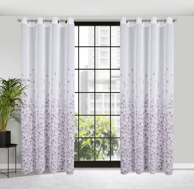 Eurofirany, zasłona gotowa Noemi, 140-250 cm, biały